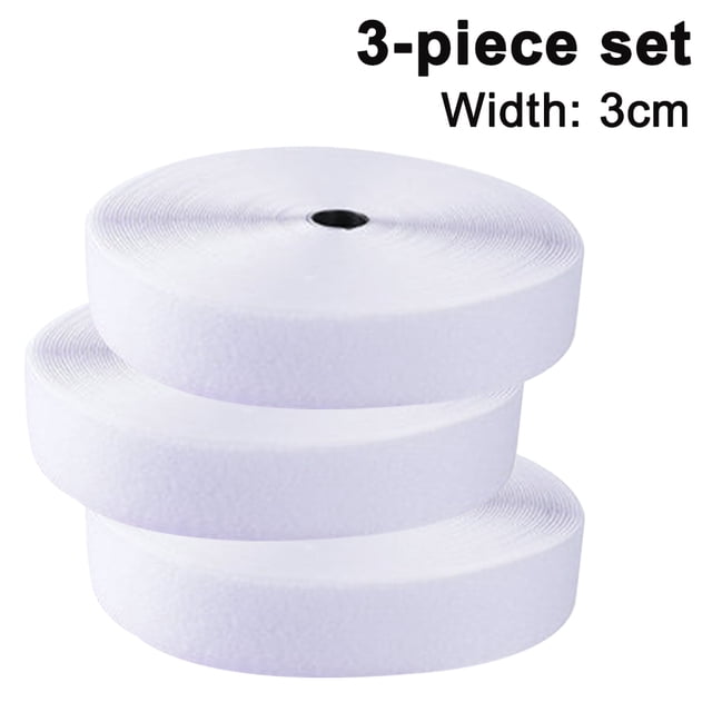 Tiras de velcro con adhesivo - Sujetadores adhesivos de resistencia industrial Cinta de velcro para montar, colgar u organizar artículos en interiores o exteriores Ormromra XWJ-A0131-2