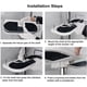 thumbnail image 5 of Estante de ducha con barra de tensión de esquina, organizador de altura ajustable para colgar en la pared de ABS, sistema de drenaje automático para baño y ducha, organizador de ducha sin taladro (30, 5 of 7