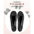 thumbnail image 4 of Women's Ballet Flat Shoes Foldable Portable Travel Roll Up Slippe, 4 of 7