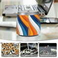 thumbnail image 6 of Yayeee Ashtray with Lid for Cigarette Smokeless Stainless Steel Home Ash Holder, Orange Abstract Wavy, 6 of 7