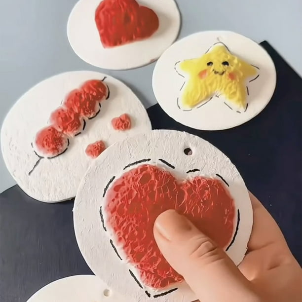 Manualidades con esponjas mágicas expansibles para niños | Kit de 10 piezas de arte DIY activado por agua | Juguetes sensoriales de crecimiento de 0,1 cm a 1 cm para niños pequeños | Pintura sin ensu