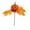 C, variant on Halloween Decorations Set Pumpkin Autumn Maple Leaf Branch Plastic Material Hand Painted for Fall Party Tabletop Mantel