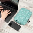 thumbnail image 6 of PAVILIA Travel Cord Organizer Case, Electronics Organizer Bag, Teal Blue, 6 of 7