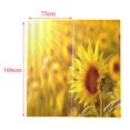 thumbnail image 3 of Cortina de Ventana de Impresión 3D de 2 Paneles Puede para Decoración Girasol Gloria Cortina de poliéster, 3 of 8
