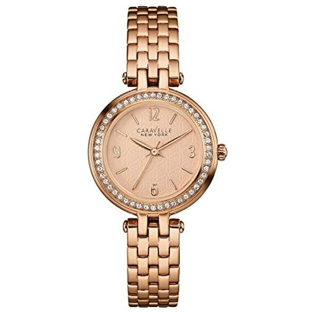 CARAVELLE Designed by Bulova - Caravelle Women's Rose Gold Watch, Steel ...