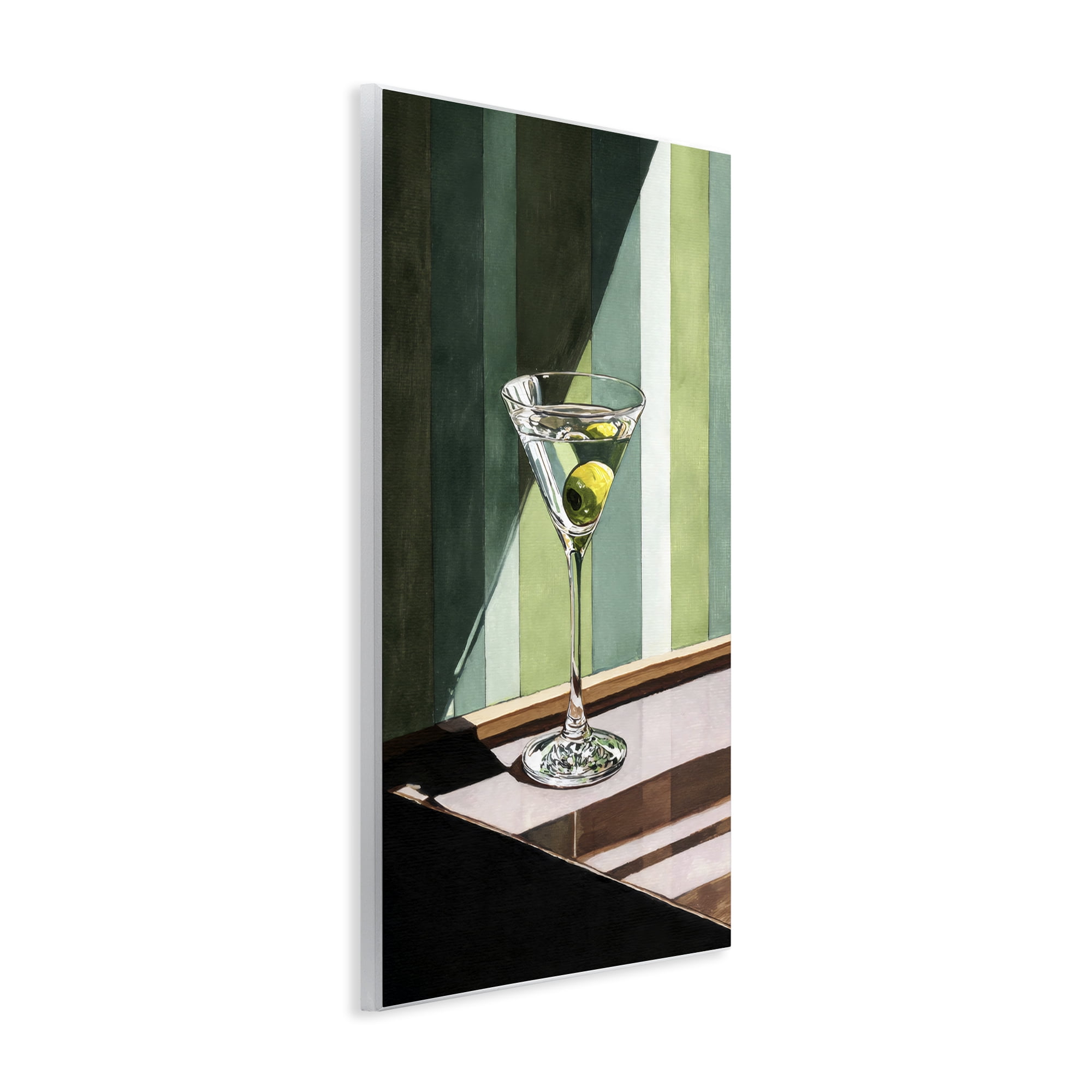 Stupell Industries Olive Martini in Sun Beam Wall Plaque Art, design by Petal Prints Design
