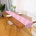 thumbnail image 3 of GZHJMY Christmas Pink Flamingo Table Runner Seasonal Table Cloth Runner for Kitchen Dining Table Wedding Party Holiday Coffee Dining Home Decor 13 x 70 Inches, 3 of 7