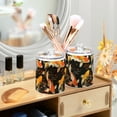 thumbnail image 3 of Yayeee 2 Pack Qtip Holder Dispenser for Bathroom with Lid Cotton Swab Canister, Fish Pattern, 3 of 6
