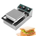 thumbnail image 4 of FLROHA 1000w Electric Sandwich Maker with Non-Stick Plates, Indicator Lights, Cool Touch Handle, Easy to Clean and Store, Perfect for Cooking Breakfast, Grilled Cheese, Tuna Melts and Snacks, 4 of 9