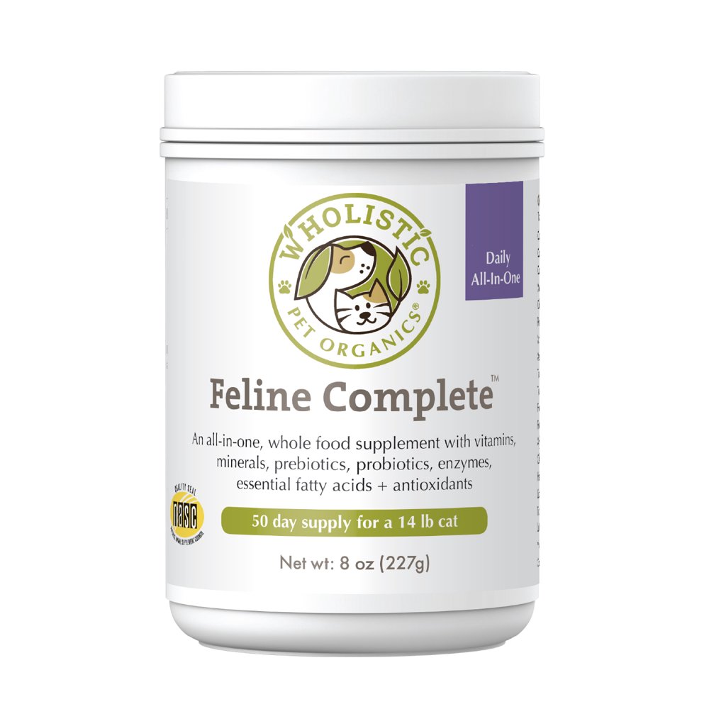 Wholistic Pet Organics Feline Complete Cat Supplement, 8 Oz Walmart