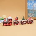 thumbnail image 5 of Adornos navideños de tren pequeño, regalos navideños para niños, adornos para ventanas y escritorios, pequeños regalos de madera, 5 of 5