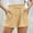 Beige, variant on Rezuofi 2 Pcs Women's Shorts 2025 Summer Casual Beach Bermuda High Waist Linen Shorts for Women Trendy