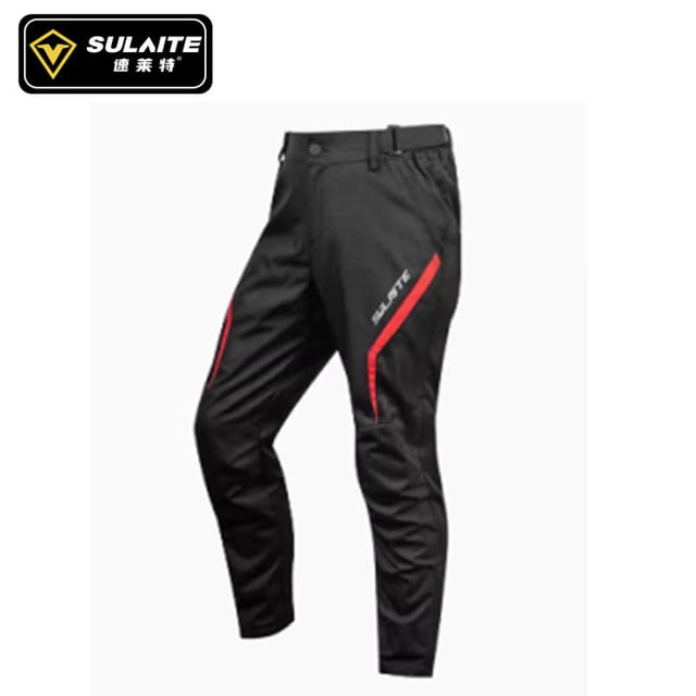 Men's Winter Motorcycle Riding Pants, Thickened Warm Breathable Anti-Collision Racing Pants, Fall Resistant Protective Gear for Highway Riding
