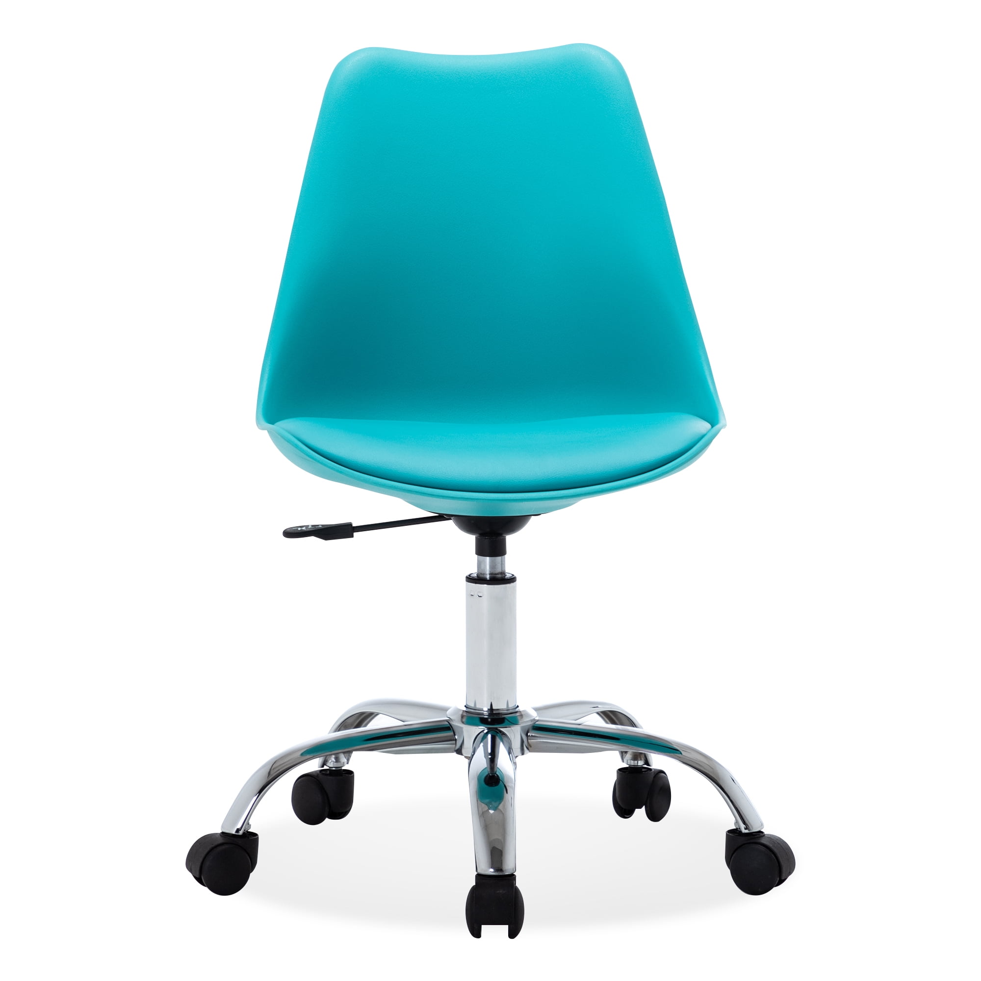 teal color office chair