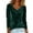 Green&01#Q2021, variant on Women's Gold Velvet Tops Elegant Cowl Neck Long Sleeve Shirts Spring Dressy Casual Blouses Tshirts 2026 Green XXL
