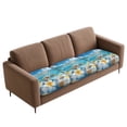thumbnail image 5 of Xoenoiee Turtle Starfish Seashell Print Stretch Couch Covers 3-PC Set, Plumeria Flower Non-Slip Elastic Sofa Cushion Slipcovers Soft Furniture Protector Washable Sofa Cushion Cover for Pets Kids, 5 of 7