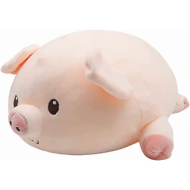 Soft Fat Pig Plush Pillow Stuffed Animal Toy Kawaii Anime Piggy Plushie Hugging Pillow, Cute Plush Doll Toy for Kids Boys Girls Birthday Valentine