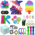 thumbnail image 1 of Ensemble de Jouets Fidget, 30 Pcs Jouet Pop it Fidget Jouet Sensoriel Ensemble de Jouets Fidget Push Pop Bubble Jouet Fidget, 1 of 7