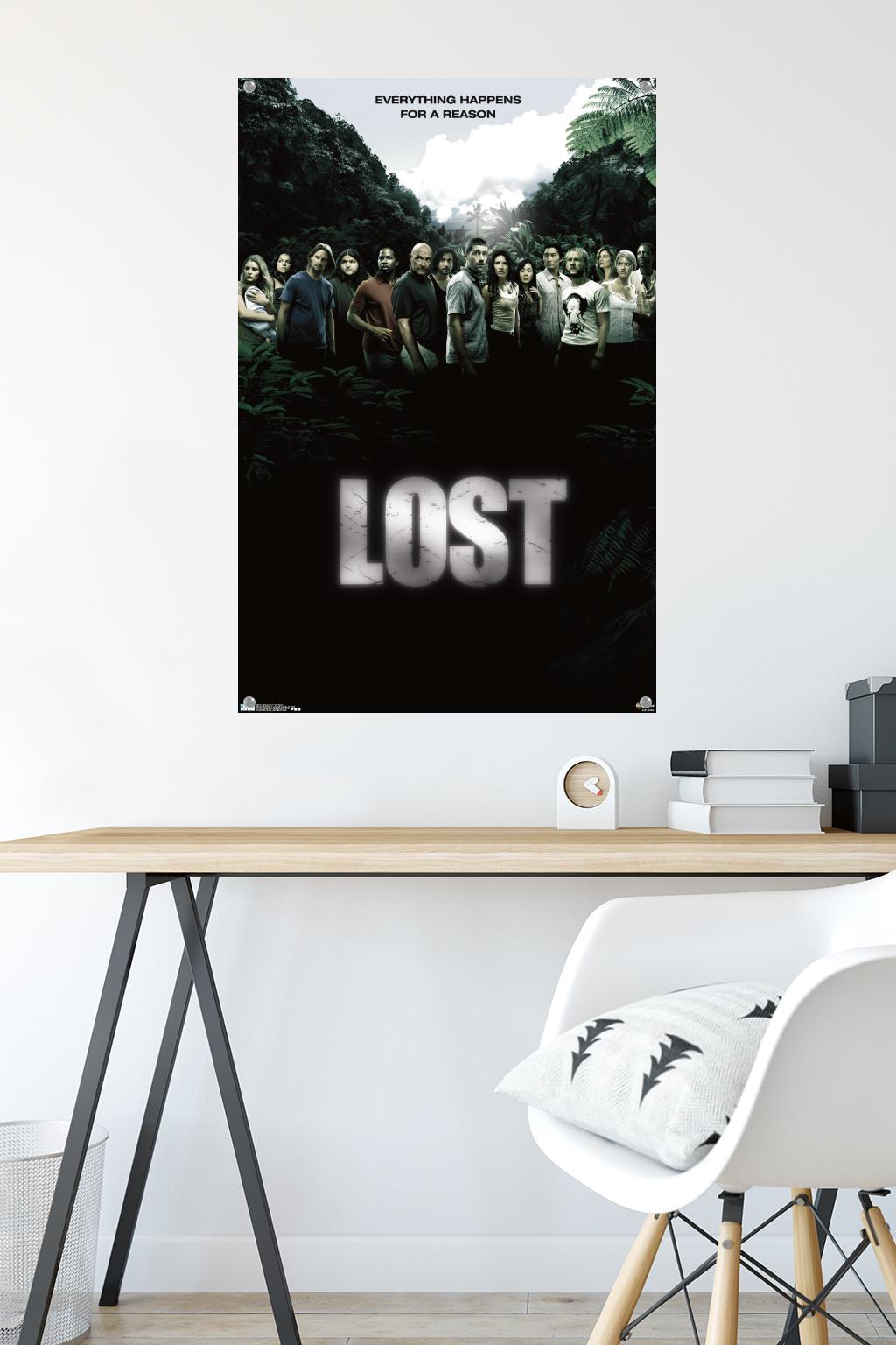 Lost Season 2 - One Sheet Wall Poster with Pushpins, 22.375" x 34"