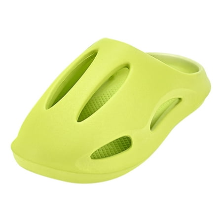 

SEMIMAY Fashion Spring And Summer Women Slippers With Flat Bottom Round Toe Hollow Breathable And Comfortable Bathroom Non Slip