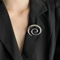 thumbnail image 6 of Giaone Unique Vortex Lapel Jewelry Adornment Stylish Vortex Shaped Lapel Pin Ornament, 6 of 12
