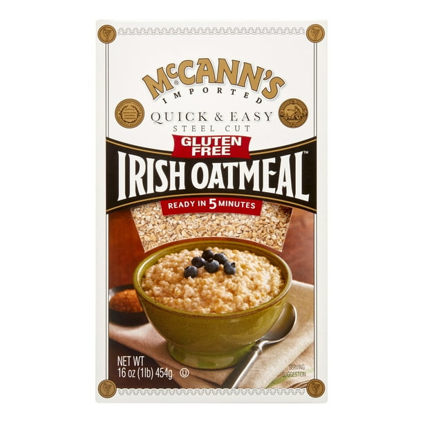 McCann’s Gluten Free Irish Oatmeal, Quick & Easy, Steel Cut , 16 Oz