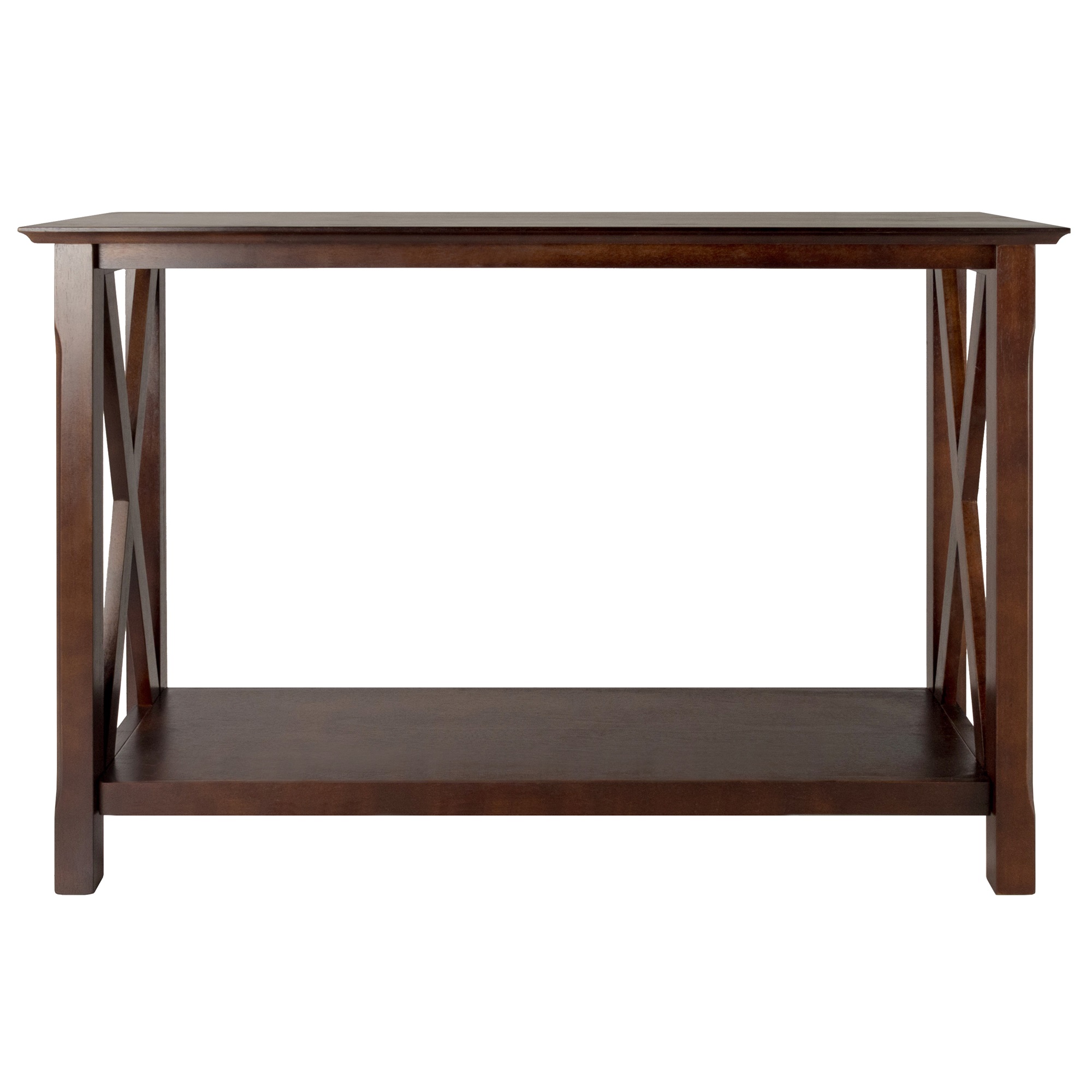 Winsome Wood Xola X-Panel Console Table, Cappuccino Finish - image 5 of 5