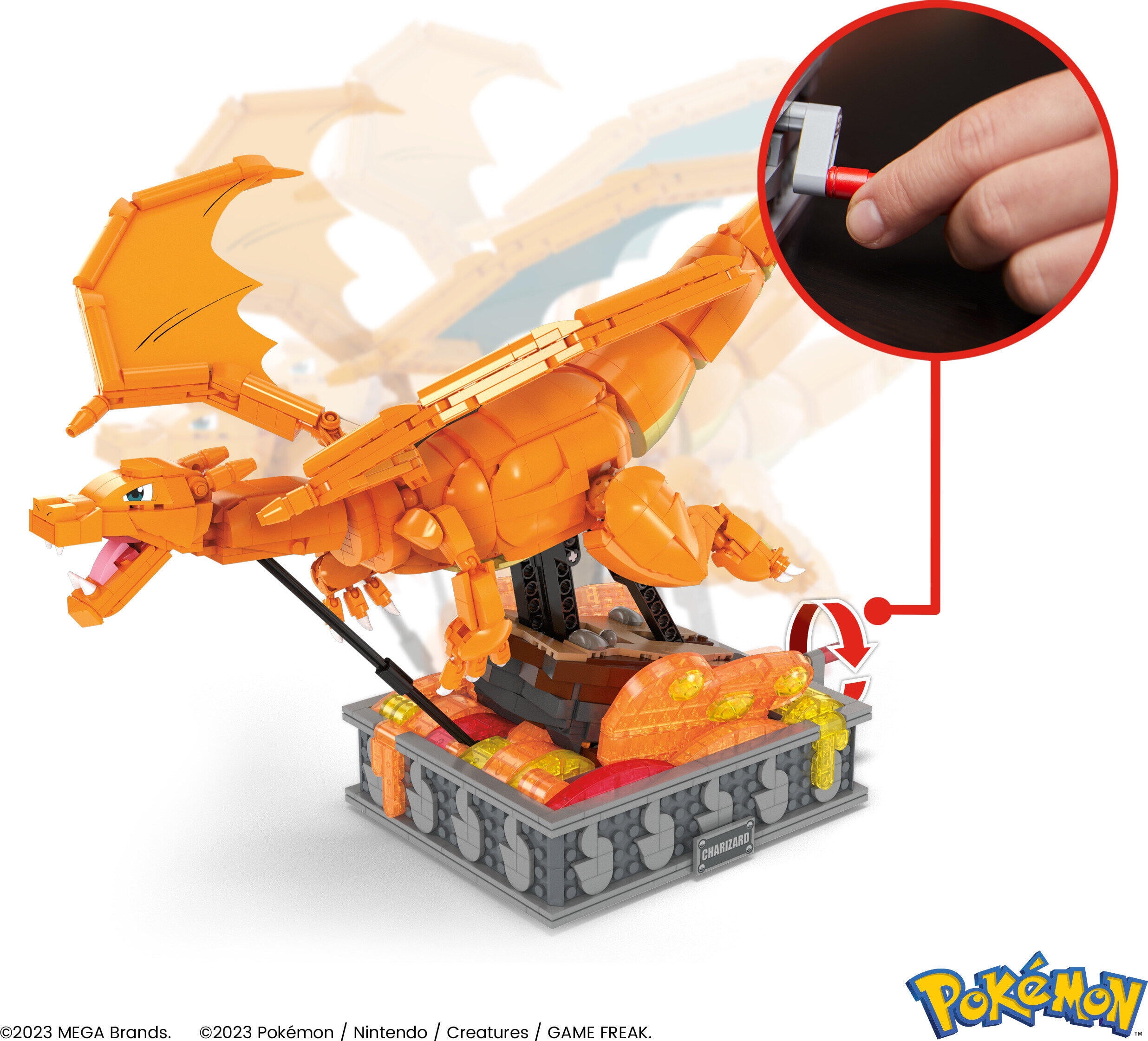 Mega Pokémon Charizard Building Set — Learning Express Gifts