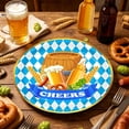 thumbnail image 6 of Oktoberfest Disposable Paper Plate Set 7 Inch Bavarian Pattern for Appetizer Dessert, Beer Mug Pretzel Print, Themed Party Gift, 6 of 6