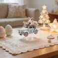thumbnail image 3 of 1-Piece Acrylic Easter Bunny & Egg Display Stand, Boasts Charming 2D Floral Car Scene, Easter Bunny decorations, Table decorations for Party, Great for Enhancing Easter Party, 3 of 7