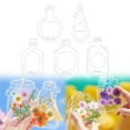 thumbnail image 1 of 20PC Large Size Bookmark Flower Page Clips Bookmarks Children Handmade DIY Transparent Flower Page Glass Bottle Wishing Bottle Sticker, 1 of 9