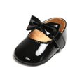 thumbnail image 6 of Gyratedream 0-18M Baby Girl Princess Bow Crib Shoes Patent Leather Party Dress Outfit Shoes, 6 of 6