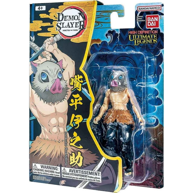 Demon Slayer Kimetsu No Yaiba 5 Inch Action Figure Ultimate Legends HD - Inosuke Hashibira