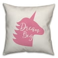 thumbnail image 2 of Creative Products Dream Big Unicorn 18x18 Spun Poly Pillow, 2 of 3