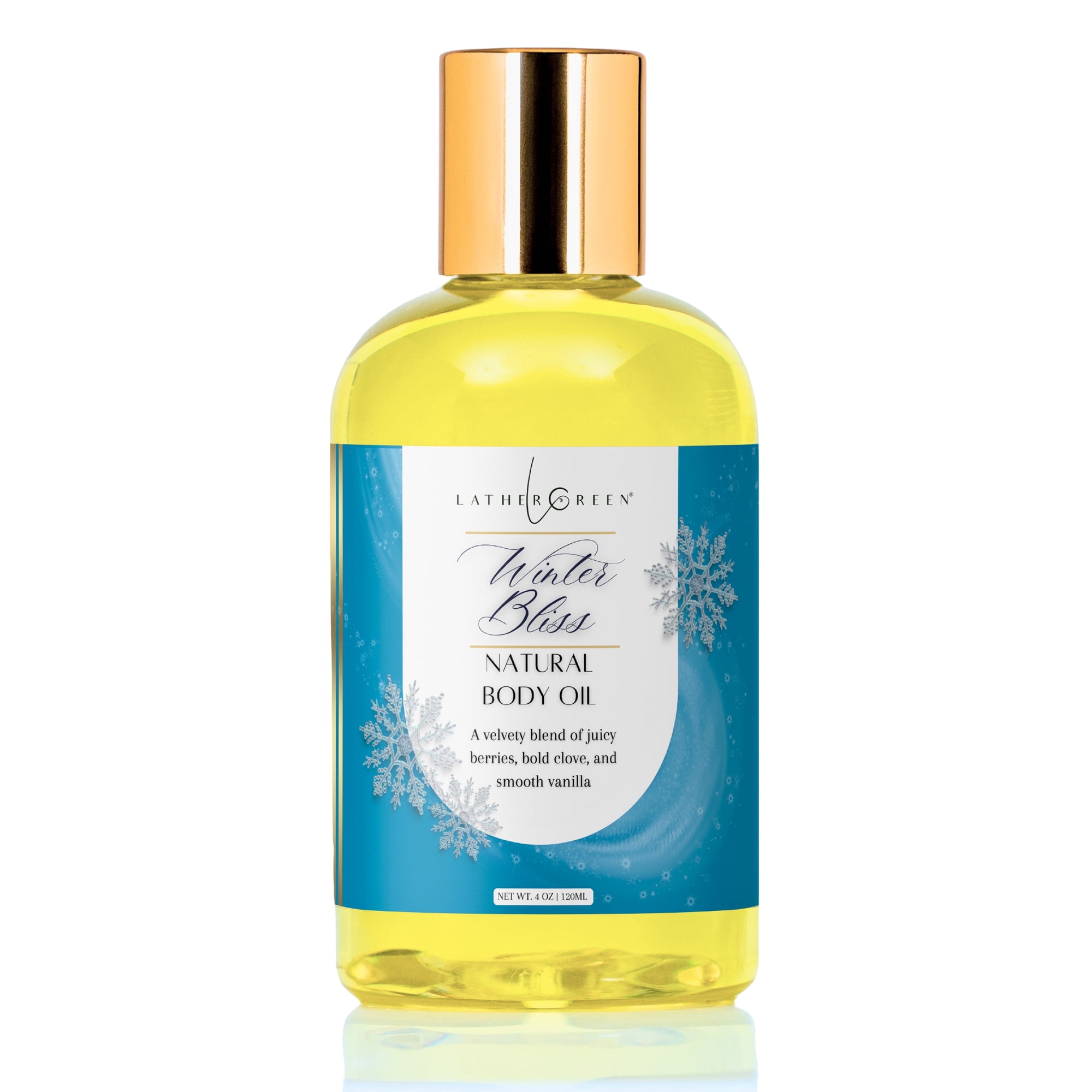 Winter Bliss Natural Body Oil, 4 oz by LatherGreen