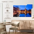 thumbnail image 4 of Elephant Stock Nuremberg Glow Wall Art - Horizontal Multi Panel Canvas - Living Room Wall Decor - Places Multi Panel - Blue And Orange Decor - 23" x 14", 4 of 4