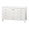 thumbnail image 3 of Horizon 60" Single Bathroom Vanity with White Cabinet and Engineered White Top, 3 of 5