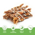thumbnail image 6 of MON2SUN Chicken Duck & Codfish Twist Sticks Small Dog Treats, 17.64 oz (25 Count), 5-7 Inch, 6 of 9