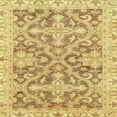 thumbnail image 1 of Ahgly Company Indoor Square Abstract Cinnamon Brown Oriental Area Rugs, 5' Square, 1 of 6