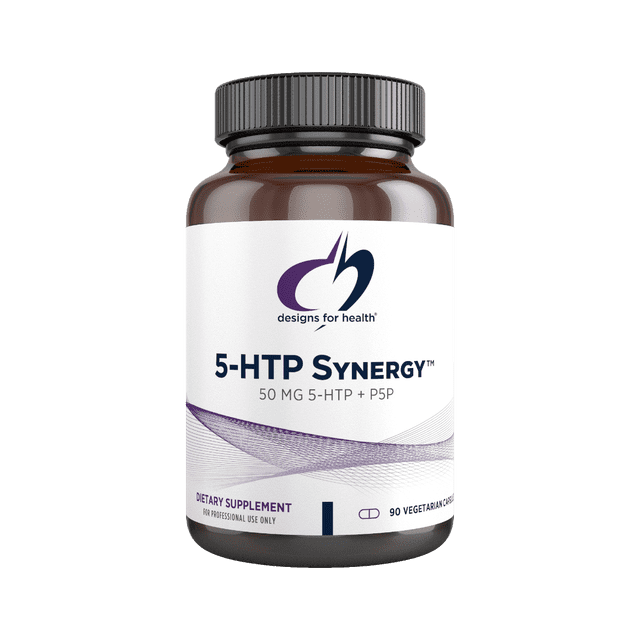 Desings for Health | 5-HTP Synergy™, 90 Cápsulas. Suplemento de apoyo al ciclo del sueño.