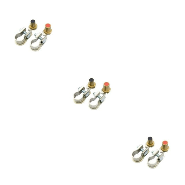 Youkk 2 Pcs Terminals Clamp Auto Part Light-weight Extension Metal Connector Car Supplies Tightness Quick Release Switch Battery Clip 3Set