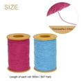thumbnail image 2 of Uxcell 2pcs Elastic Sewing Thread 547 Yards 0.5mm Thickness Sewing Thread for Hand Sewing, Rose Red & Sky Blue, 2 of 6