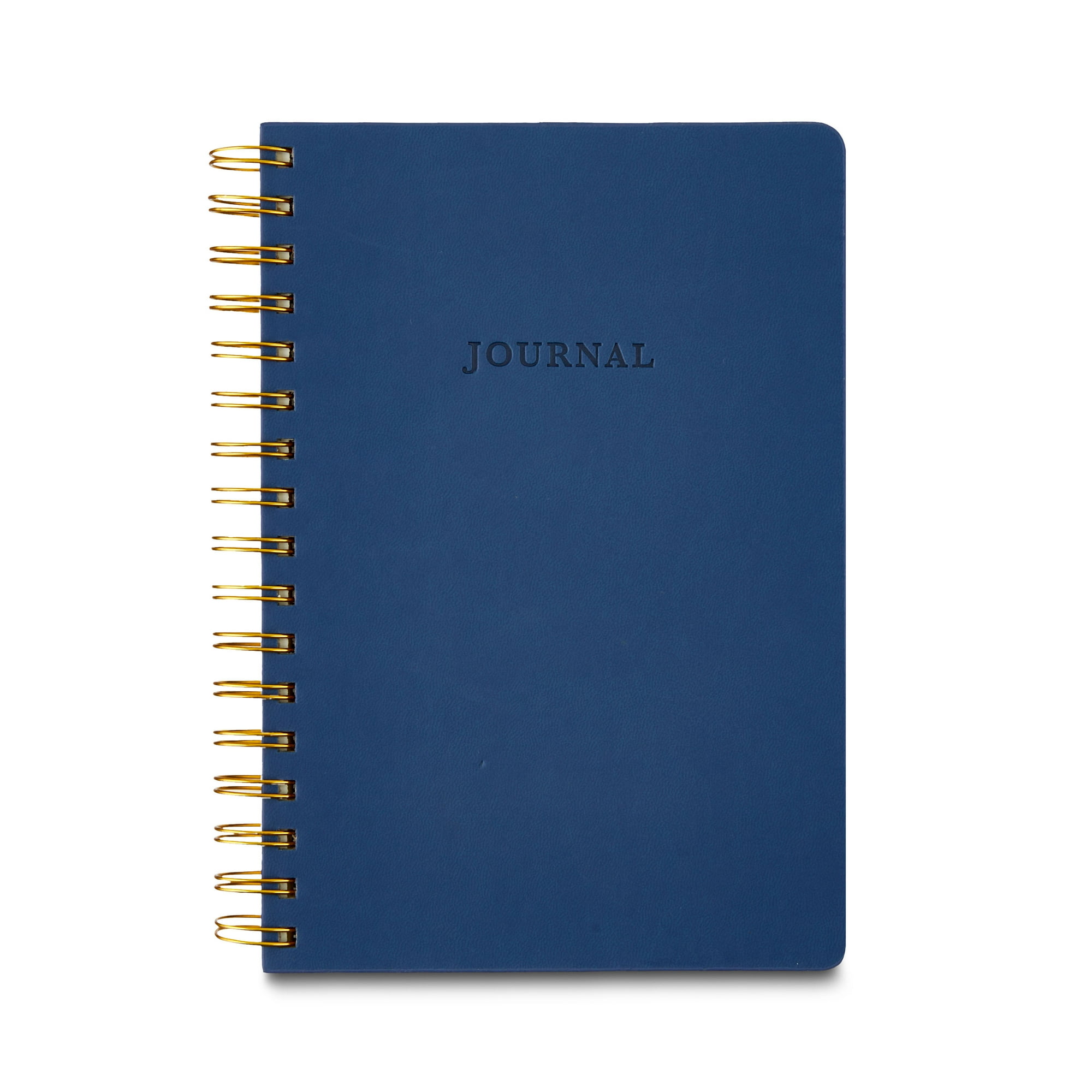 Pen+Gear Navy PU Hardcover Spiral Journal, 240 Ruled Pages, 6.5 in x 8.7 in