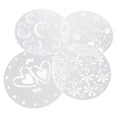 thumbnail image 2 of Joernso 4Pcs Cake Stencils Food Grade High Toughness PP Cake Cookie Stencil Template Molds Baking Supplies for Home, 2 of 8