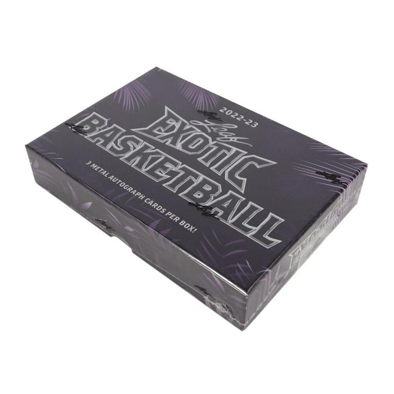 2022-23 Leaf Exotic Basketball Hobby Box (3 store Autographs Per Box)