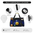 thumbnail image 4 of Vsdgher Solar System Pattern Unisex Hand Travel Bag,Foldable Travel Duffel BagsTravel Essentials Sport Gym Bag,Overnight Travel Duffel Bag with Adjustable Strap, 4 of 7