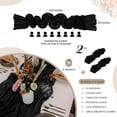 thumbnail image 3 of Cheesecloth Table Runner Black Table Runners 36x120 Inches Boho Cheese Cloth Table Runner for Birthday Party Cake Table Decor Banquet Decorations 2 Packs, 3 of 14