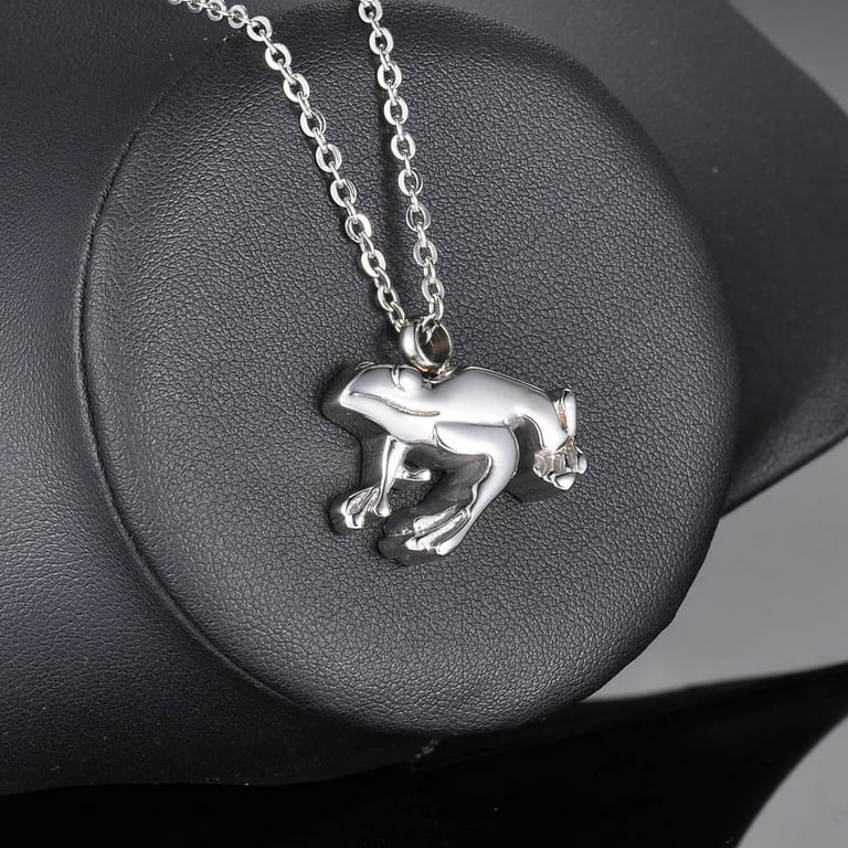 Frog cremation jewelry deals
