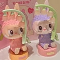 thumbnail image 4 of Figura de anime auténtica Labubu Abutilon Pictum lámpara púrpura Labubu Kawaii muñeca decoración de mesita de noche lámpara figura juguete de Halloween regalo, 4 of 4