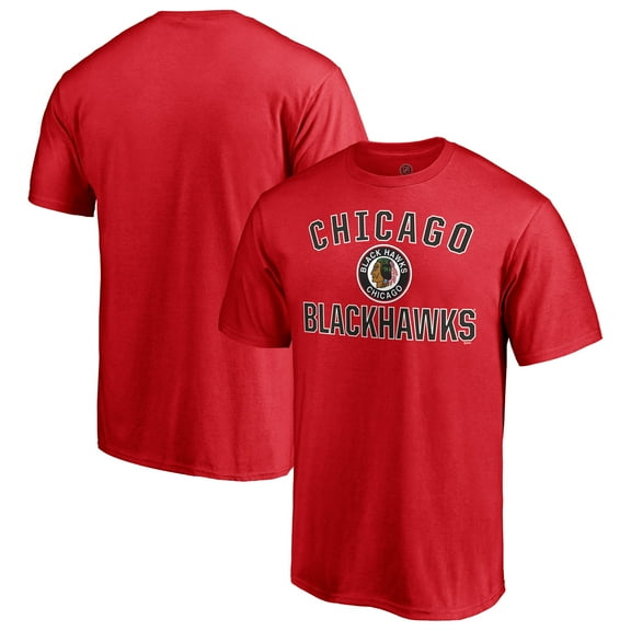 Men's Red Chicago Blackhawks Special Edition Victory Arch T-Shirt